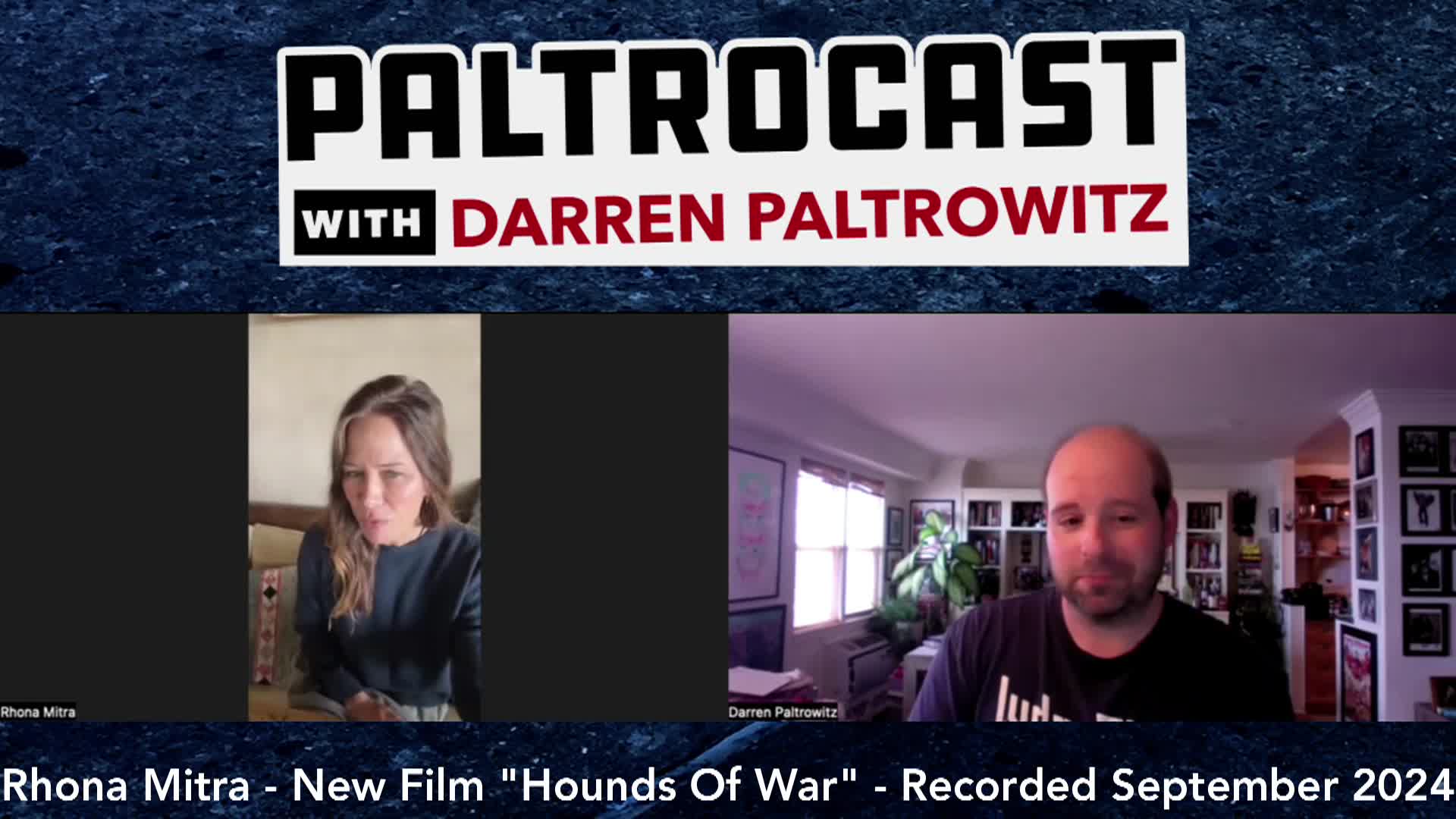 Paltrocast - Rhona Mitra. Stars of Notice To Quit - Oct 19 2024