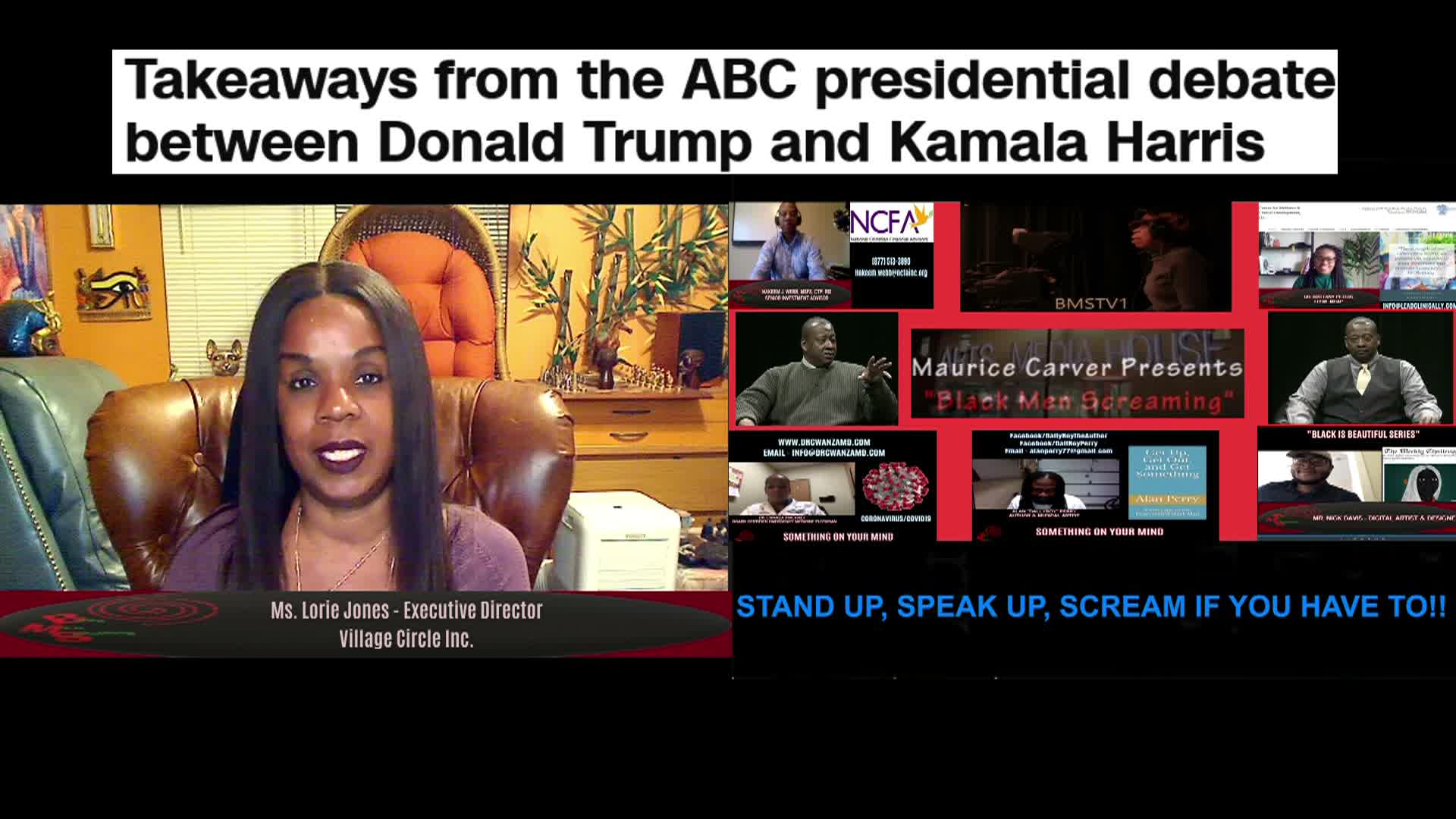 Black Men Screaming - Ep 156 - Trump-Harris Debate. Housing. Labor. Tyreek Hill  - Nov 22 2024
