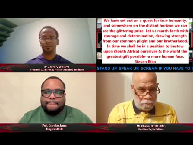 Black Men Screaming - The Challenge Of Blackness - Dec 8 2023