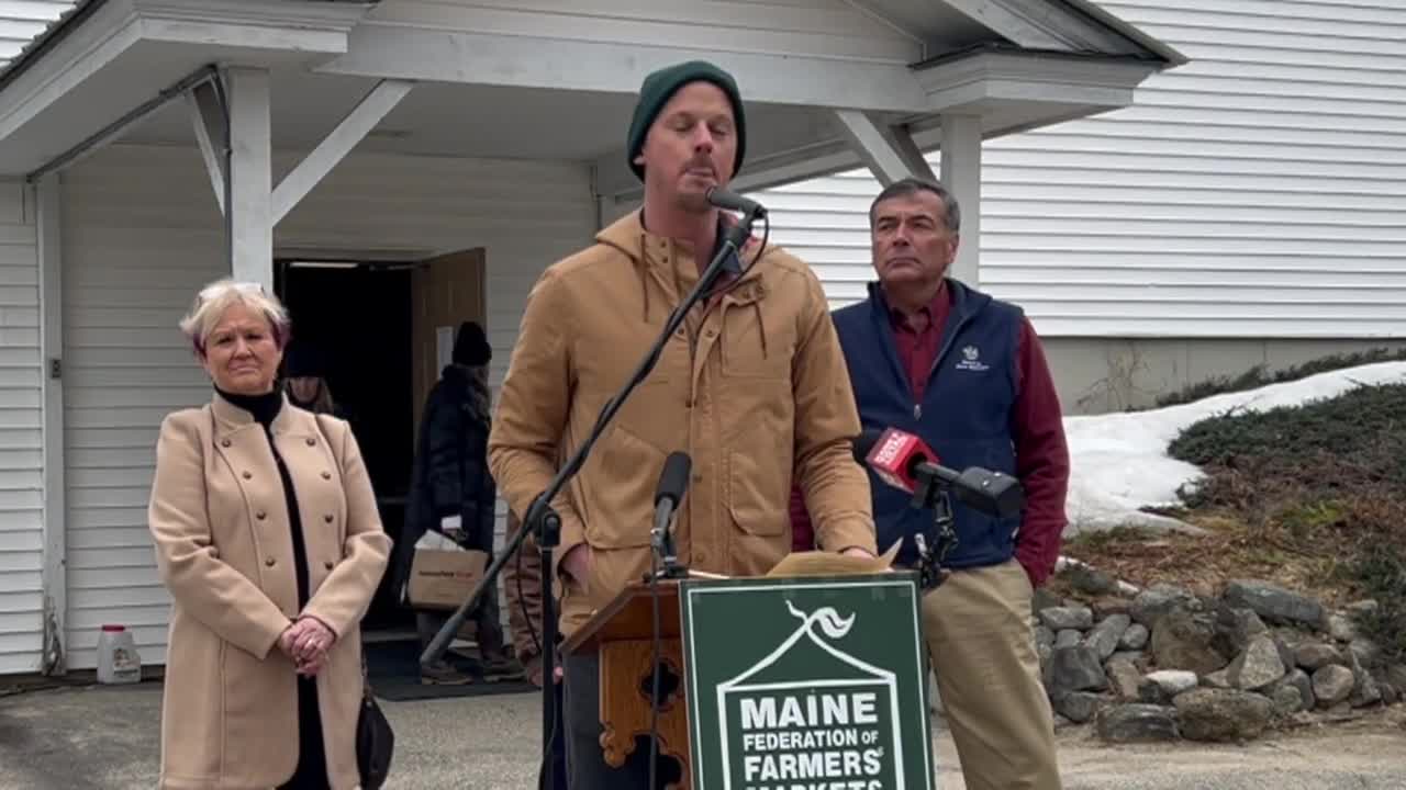 Full Plates Full Potential - Maine Federation of Farmers Markets Press Conference - April 5 2025