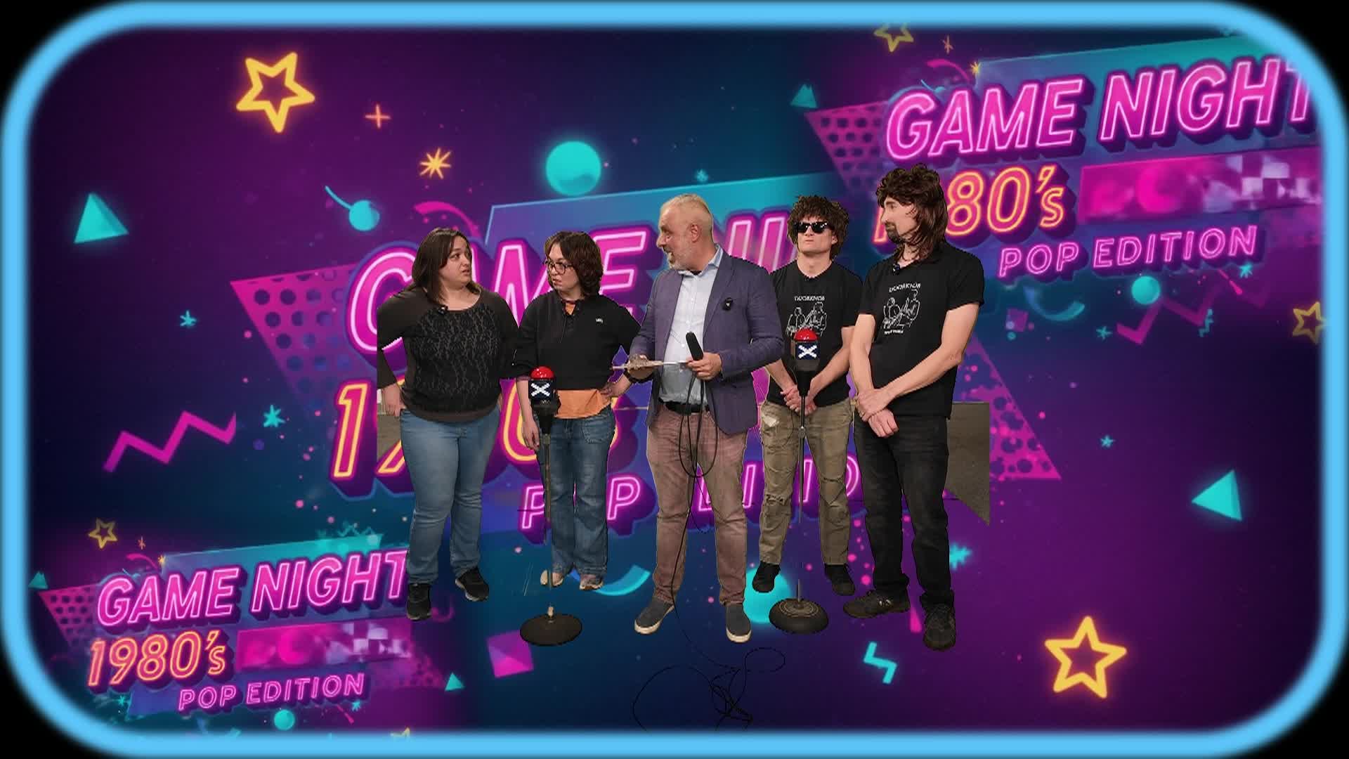 Friday PM - Game Night 1980s Pop Edition and The TV Set