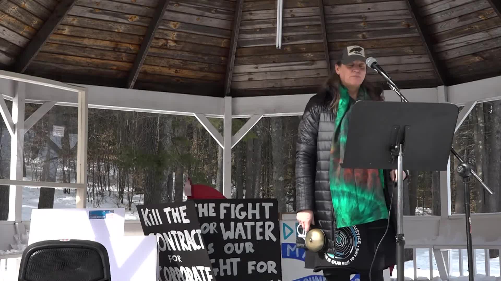 SRCTV - Maine Water Justice Protest - Corporate Grab of Maines Water - Feb 27 2021