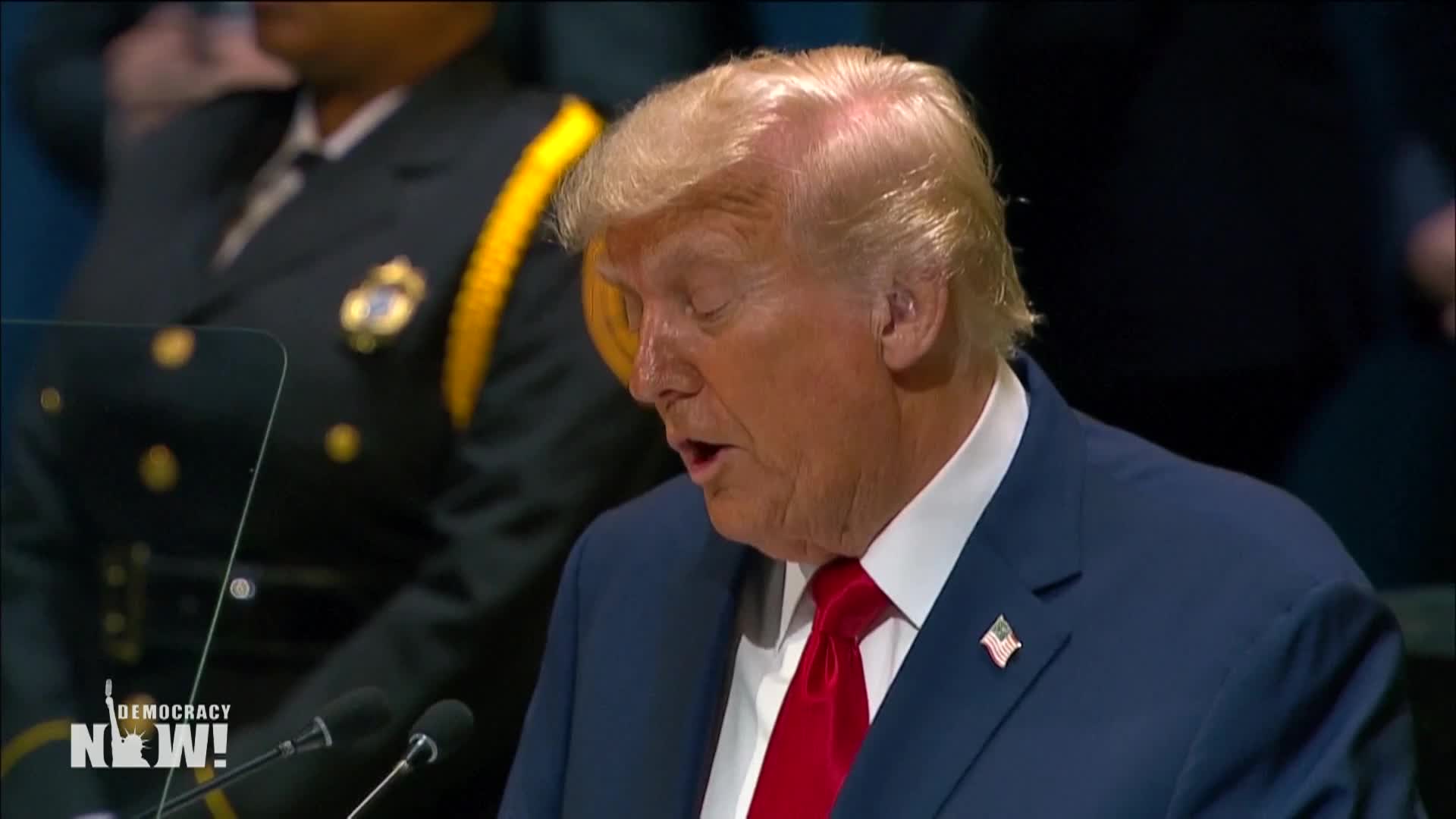 Thumbnail image for Democracy Now - Trump criticized the United Nations, global migration, and climate science in a U.N. speech