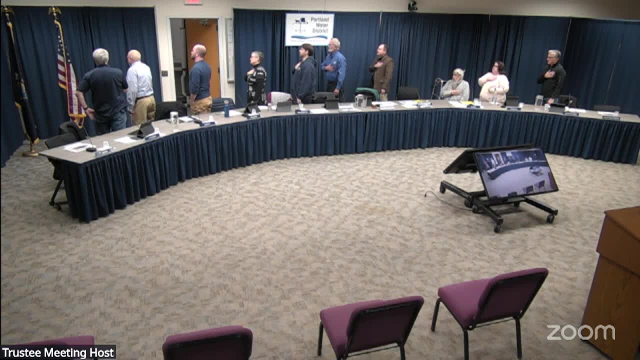 Thumbnail image for Portland Water District Business Meeting - February 24 2026