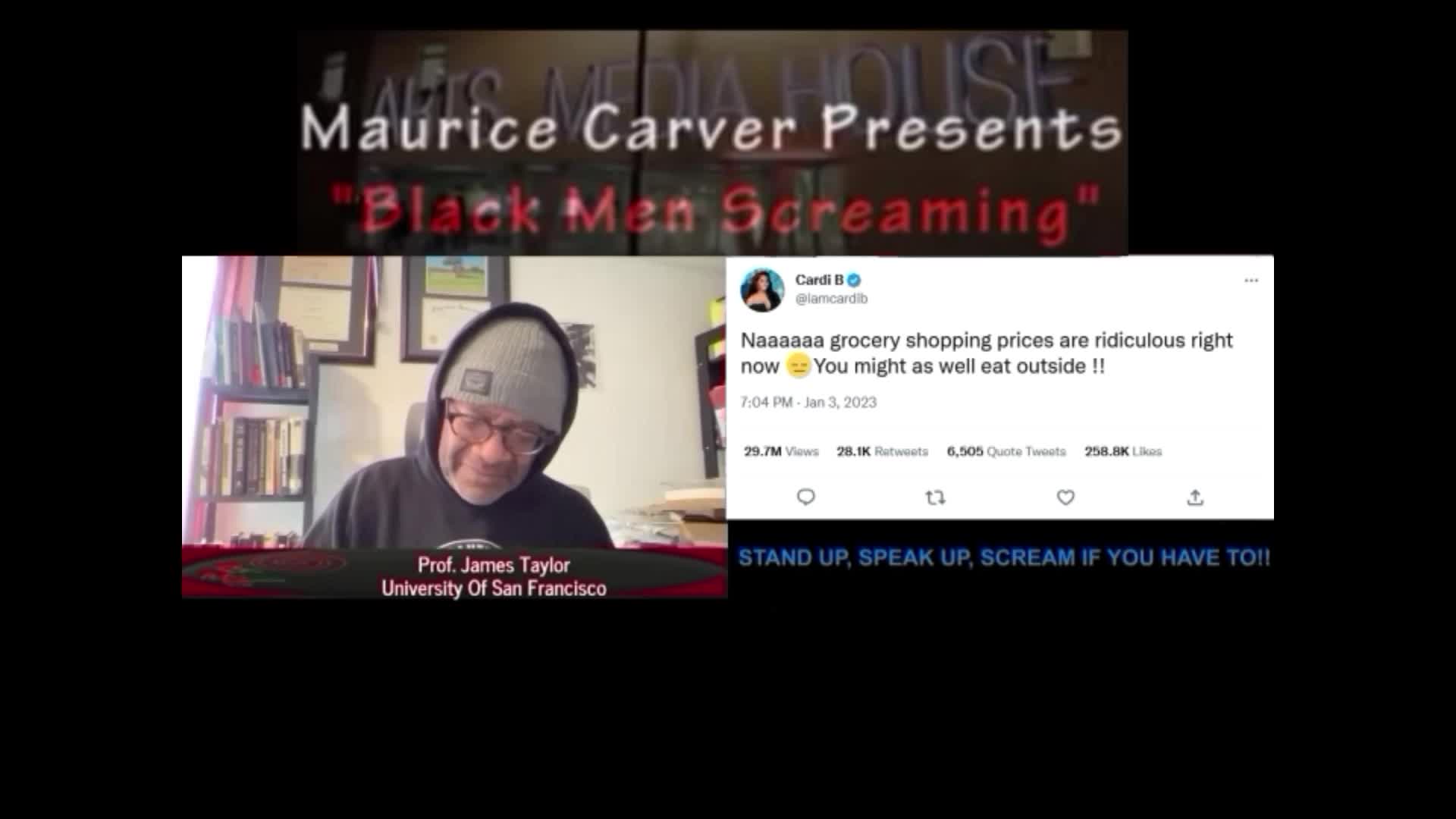 Thumbnail image for Black Men Screaming - Jan 10 2023