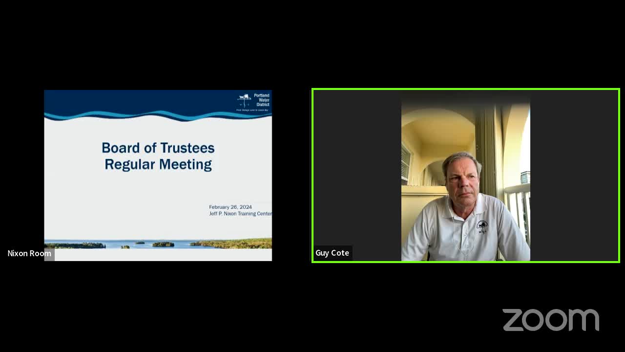 Thumbnail image for Portland Water District - Feb 2024