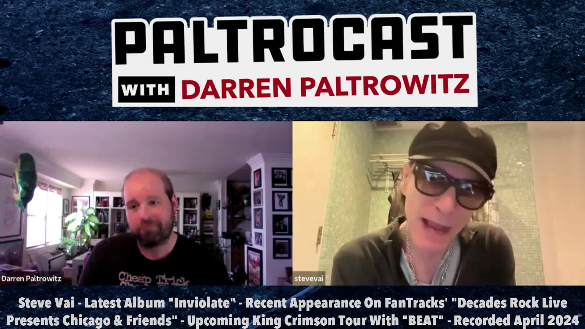 Paltrocast - Steve Vai + Daisy Betts - May 8 2024