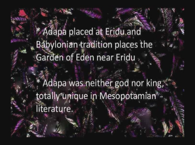 Thumbnail image for Creation, Genesis and Origins -Legend of Adapa